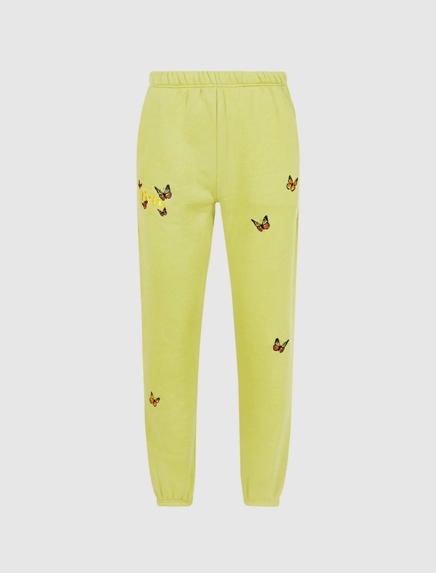 * Felt Butterfly Embroidered Sweatpant Sweatpants