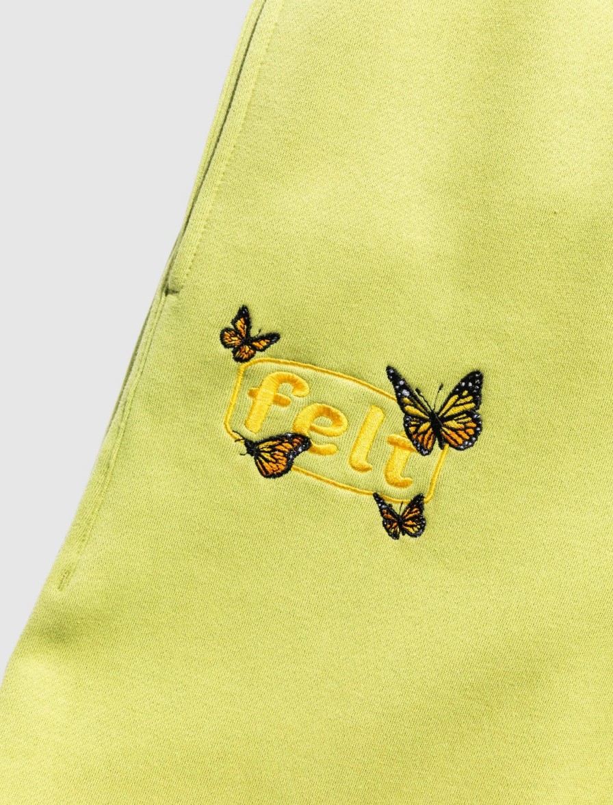 * Felt Butterfly Embroidered Sweatpant Sweatpants