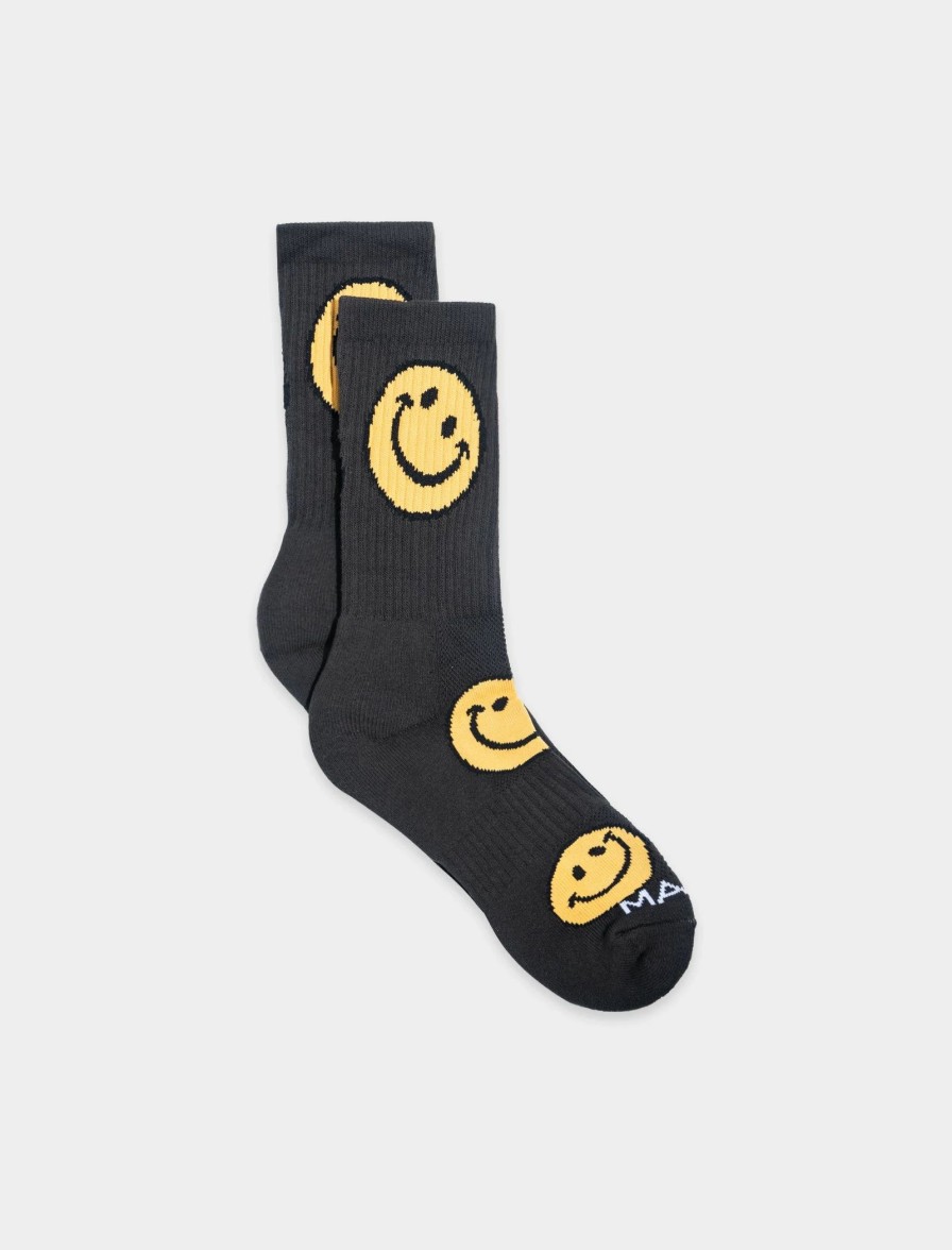 * Ma Ket Smiley Vintage All Over Print Socks Socks