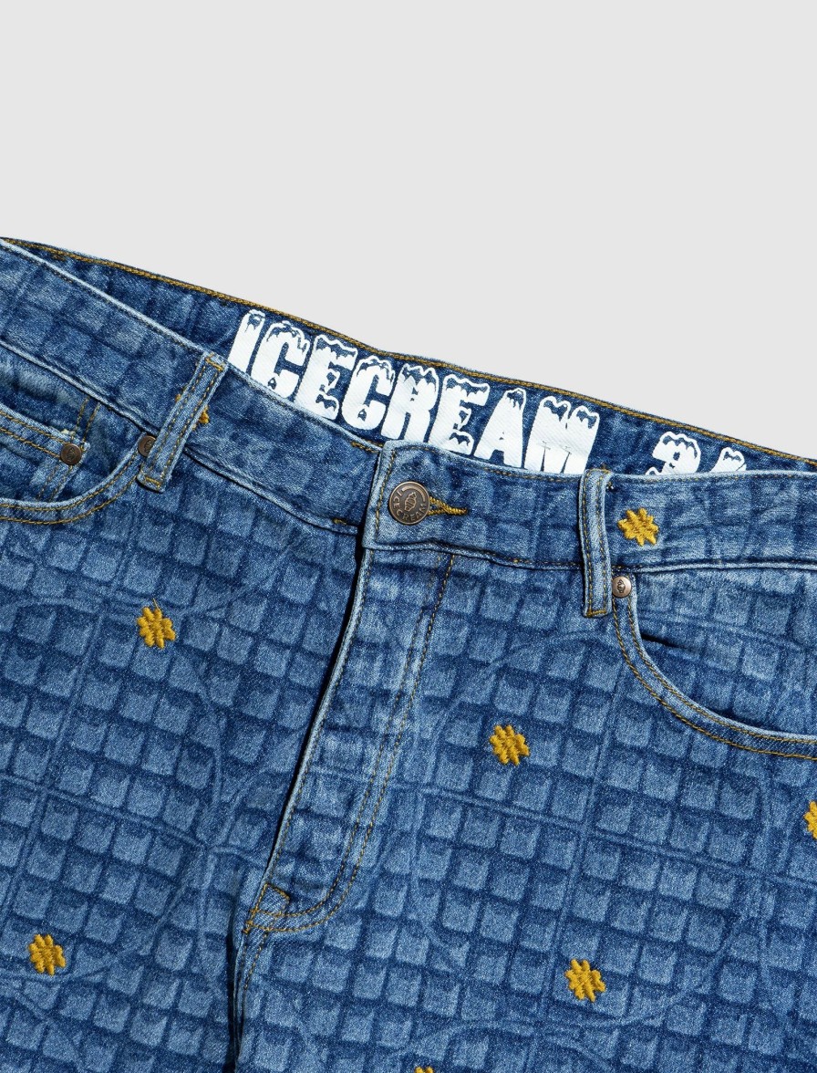 * Icecream Waffle Jean Denim