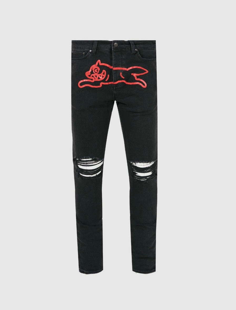 * Icecream Running Dog Jean Blk Denim