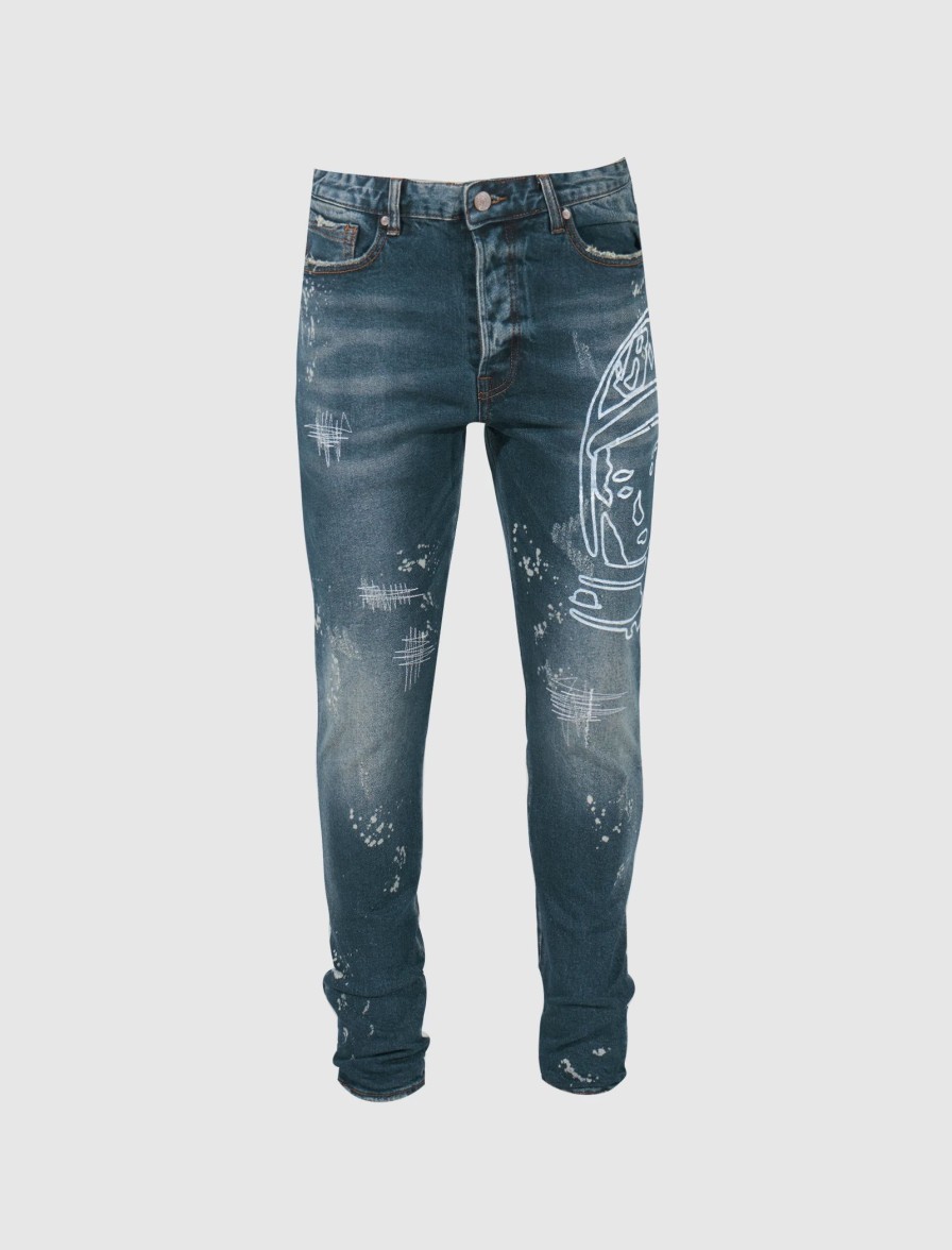 * Billionaire Boys Club Large Helmet Jean Denim