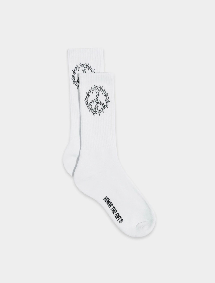 * Honor The Gift Iron Peace Socks Socks