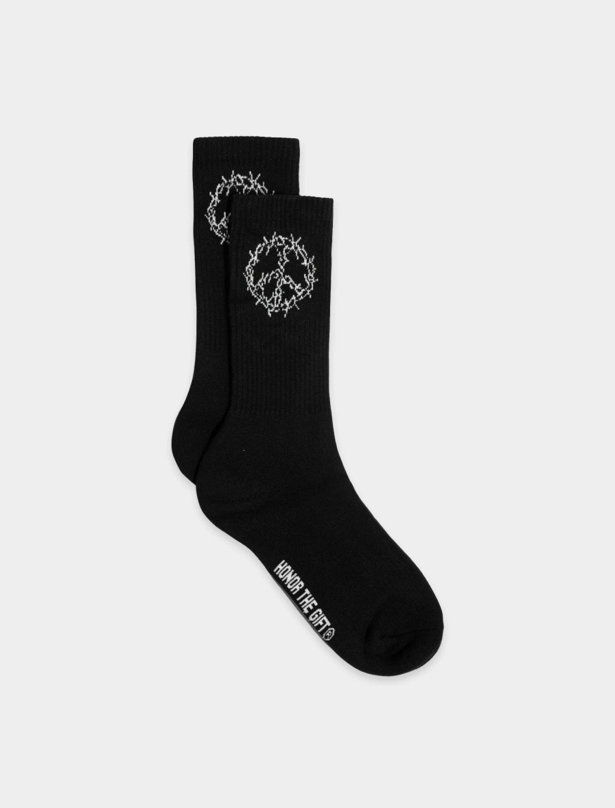 * Honor The Gift Iron Peace Socks Socks