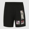 * Ma Ket Overlock Patchwork Short Shorts