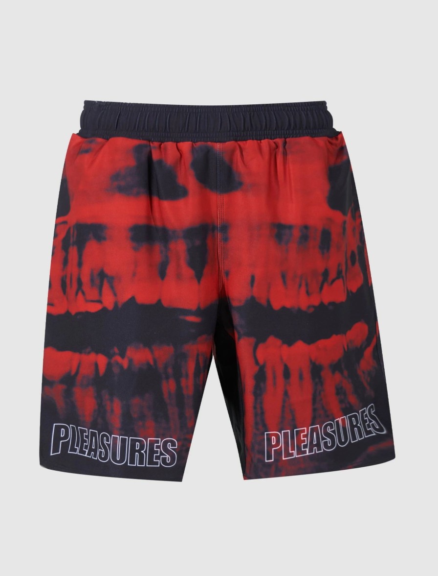 * Pleasures Teeth Workout Shorts Shorts